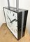 Large Industrial Square Double Sided Factory Ceiling Clock from Pragotron, 1970s 12