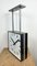 Large Industrial Square Double Sided Factory Ceiling Clock from Pragotron, 1970s 10