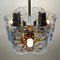 Mid-Century Ice Murano Glass Chandelier attributed to Toni Zuccheri for Mazzega, Italy, 1970s 13