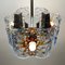 Mid-Century Ice Murano Glass Chandelier attributed to Toni Zuccheri for Mazzega, Italy, 1970s, Image 13