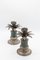 Italian Silver and Green Alpi Marble Candelabra, 1960s, Set of 2 1