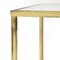 Console and Trolley in Brass and Glass, 1950s, Set of 2 7