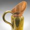 Viktorianische Englische Hohe Gießkanne Vase aus Messing, Kupfer, Ewer, 1890er 6