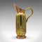 Victorian English Tall Pouring Jug Stem Vase in Brass, Copper, Ewer, 1890s 5