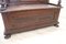 Late 19th Century Carved Walnut Bench 9