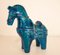 Italienische Blue Horse Figur von Bitossi, 1960er 4