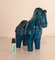 Italian Blue Horse Figure by Bitossi, 1960s 10