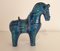 Italienische Blue Horse Figur von Bitossi, 1960er 6