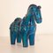 Italian Blue Horse Figure by Bitossi, 1960s 1