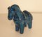 Italian Blue Horse Figure by Bitossi, 1960s 5