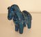 Italienische Blue Horse Figur von Bitossi, 1960er 5