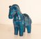 Figurine Cheval Bleu par Bitossi, Italie, 1960s 11