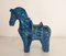 Figurine Cheval Bleu par Bitossi, Italie, 1960s 13