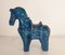 Italienische Blue Horse Figur von Bitossi, 1960er 13