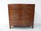 Antique Mahogany Bowfront Chest of Drawers 1