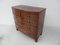 Antique Mahogany Bowfront Chest of Drawers, Image 2