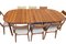 Danish Oval Dining Table in Teak, 1960s, Set of 2 12