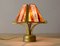 Italian Brutalist Table Lamp in Metal and Hammered Murano by Longobard, 1980s 7