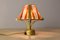 Italian Brutalist Table Lamp in Metal and Hammered Murano by Longobard, 1980s, Image 1