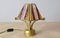 Italian Brutalist Table Lamp in Metal and Hammered Murano by Longobard, 1980s, Image 2