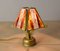 Italian Brutalist Table Lamp in Metal and Hammered Murano by Longobard, 1980s, Image 8