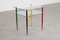 Arlecchino Coffee Tables in Glass and Metal by Edoardo Paoli, Italy, 1960s, Set of 3 7
