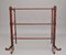 19th Century Mahogany Folding Towel Rail, 1870s 6