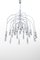 Large Chrome Chandelier by Gaetano Sciolari for SA Boulanger, 1960s 3