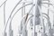 Lámpara de araña grande de cromo de Gaetano Sciolari para SA Boulanger, años 60, Imagen 6