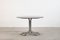 Italian Round Dining Table in Steel and Glass by Giotto Stoppino, 1970s, Image 1