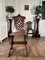 Antique Continental Walnut Hall Chairs, 1800s, Set of 2 5