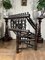 Antique Oak Turners Chair, 1800s, Image 4