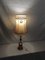 Vintage Brass Lamp with Lampshade, Image 13