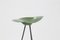 Green Stool in French Resin by Jean Raymond Picard, 1955 6