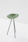 Green Stool in French Resin by Jean Raymond Picard, 1955, Image 2
