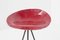 Red Stool in French Resin by Jean Raymond Picard, 1955 6