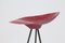 Red Stool in French Resin by Jean Raymond Picard, 1955 7