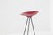 Red Stool in French Resin by Jean Raymond Picard, 1955, Image 2