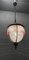 Lampada a sospensione vintage con perline di cristallo, anni '50, Immagine 4