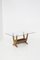 Tavolino da caffè in legno e vetro attribuito ad Adrian Pearsall, anni '60, Immagine 1