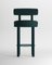 Collector Moca Bar Chair in Boucle Night Blue by Studio Rig 1