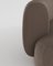 Collector Curved Hug Sofa in Brown by Ferrianisbolgi, Set of 3 2