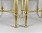 Tables Basses Vintage Hollywood Regency en Bronze Doré et Verre, France, 1960s, Set de 2 10