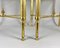 Vintage Hollywood Regency Gilt Bronze and Glass Coffee Tables, France, 1960s, Set of 2 10