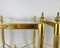 Vintage Hollywood Regency Gilt Bronze and Glass Coffee Tables, France, 1960s, Set of 2 7