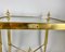 Vintage Hollywood Regency Gilt Bronze and Glass Coffee Tables, France, 1960s, Set of 2 8