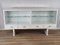 Shabby Chic Sideboard with Glass, 1920s 1