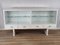 Shabby Chic Sideboard with Glass, 1920s, Image 1