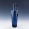Vase Mid-Century en Céramique Bleu Nuit de Ruscha Pottery, 1970s 4