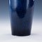 Mid-Century Keramikvase in Mitternachtsblau von Ruscha Pottery, 1970er 9